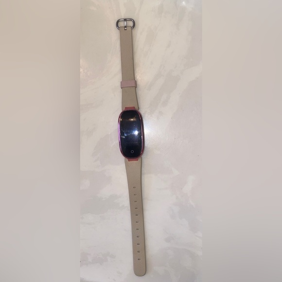 Heart Rate Detection Waterproof Smart Wristband Women's Beige - Picture 1 of 8